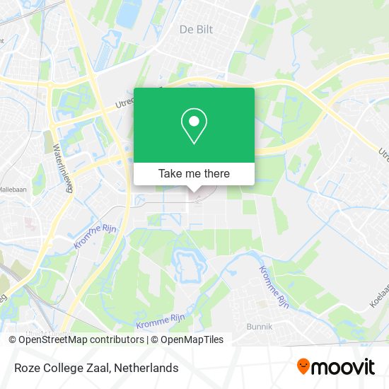 Roze College Zaal map
