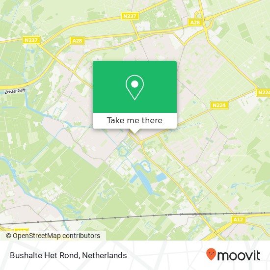 Bushalte Het Rond Karte