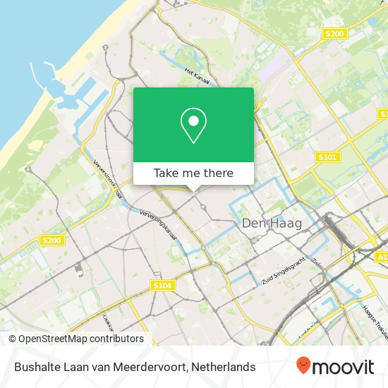 Bushalte Laan van Meerdervoort map