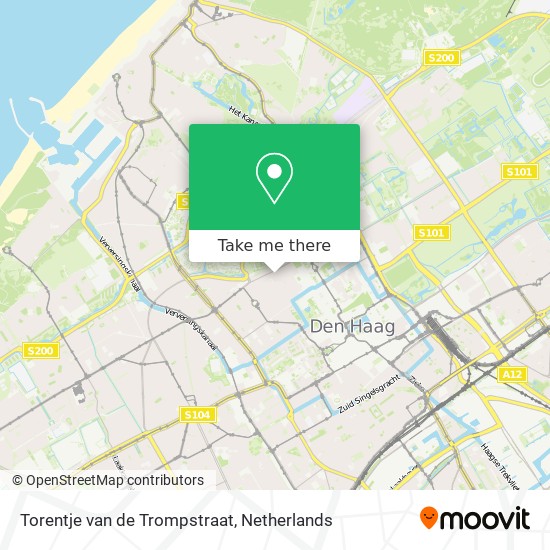 Torentje van de Trompstraat Karte