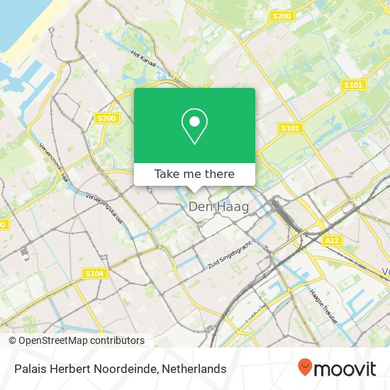 Palais Herbert Noordeinde map