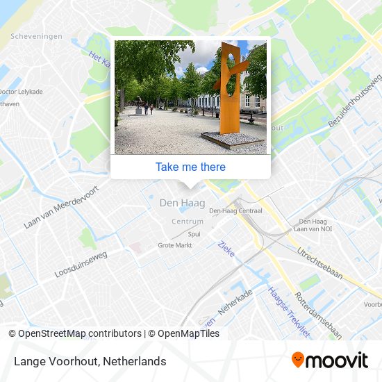 Lange Voorhout Karte