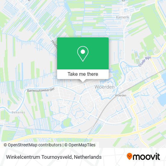 Winkelcentrum Tournoysveld map