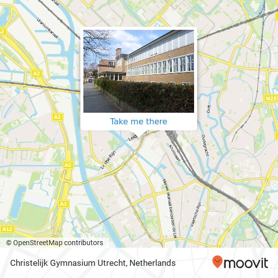 Christelijk Gymnasium Utrecht map