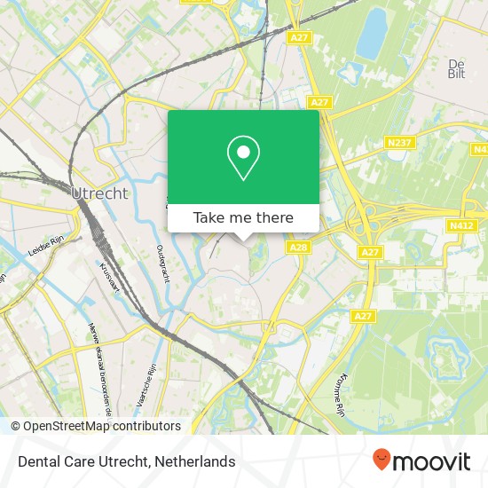 Dental Care Utrecht map