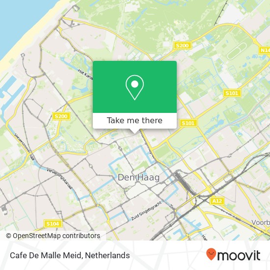 Cafe De Malle Meid map