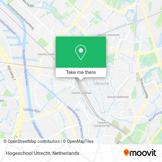 Hogeschool Utrecht map