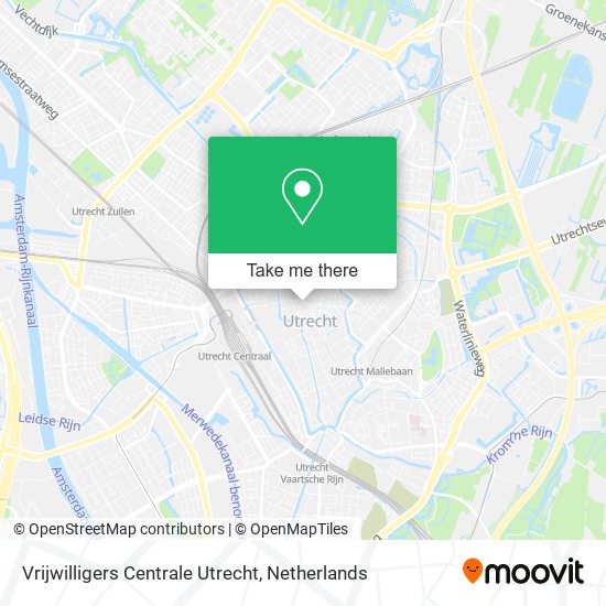 Vrijwilligers Centrale Utrecht Karte