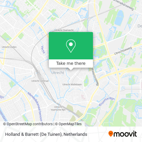 Holland & Barrett (De Tuinen) map