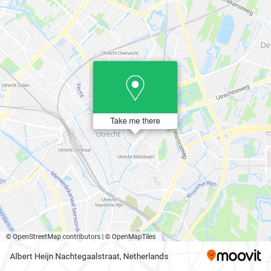 Albert Heijn Nachtegaalstraat map