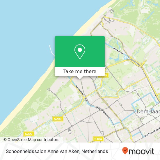 Schoonheidssalon Anne van Aken map