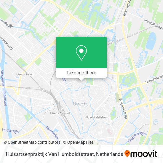 Huisartsenpraktijk Van Humboldtstraat map