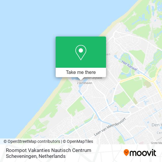 Roompot Vakanties Nautisch Centrum Scheveningen map