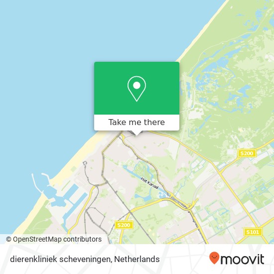 dierenkliniek scheveningen map