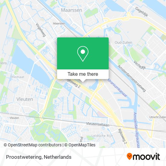 Proostwetering map