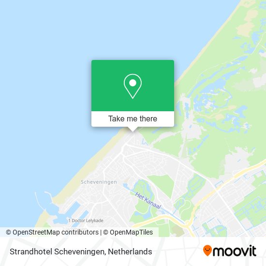 Strandhotel Scheveningen map