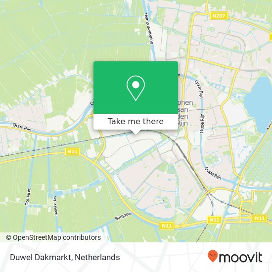 Duwel Dakmarkt map