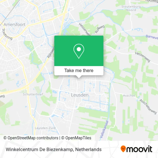 Winkelcentrum De Biezenkamp map