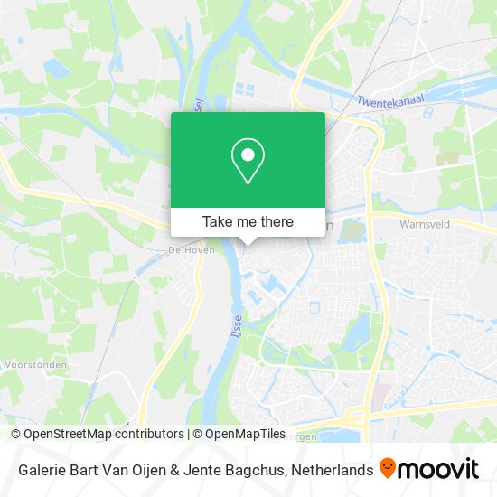 Galerie Bart Van Oijen & Jente Bagchus map