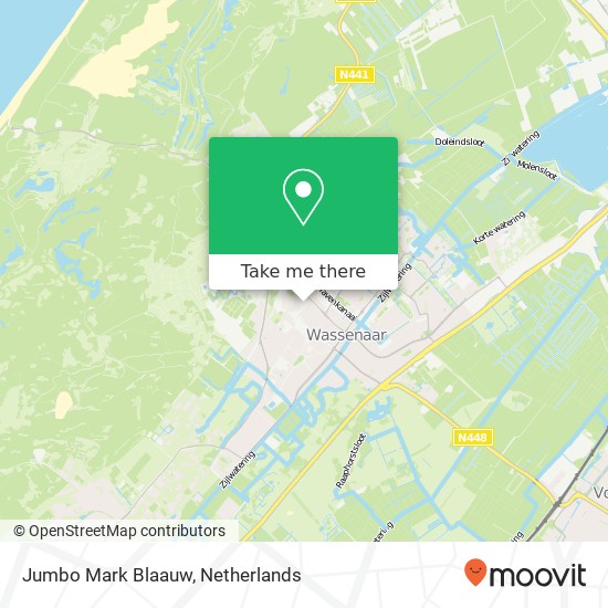 Jumbo Mark Blaauw map