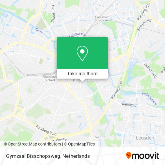 Gymzaal Bisschopsweg map