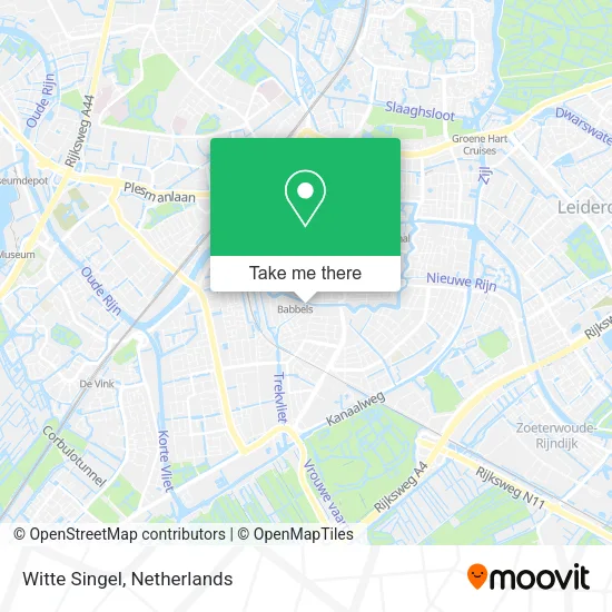 Witte Singel map