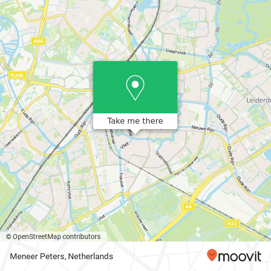 Meneer Peters map