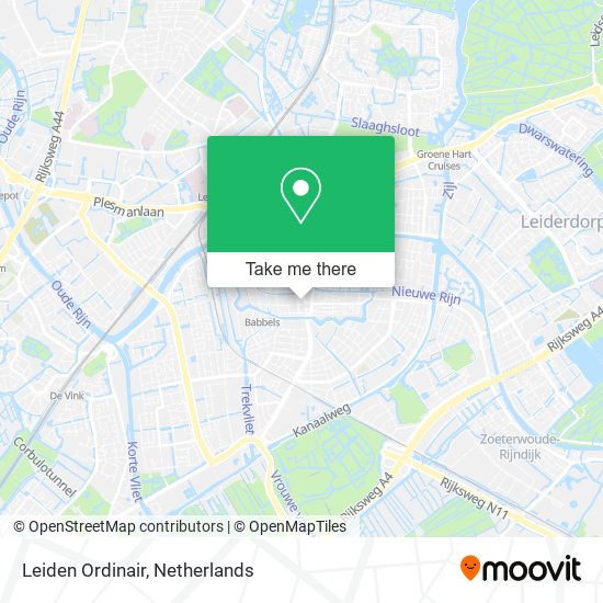 Leiden Ordinair map