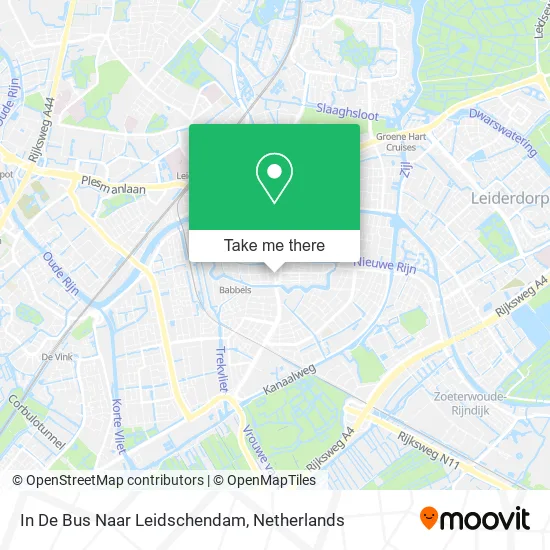 In De Bus Naar Leidschendam Karte
