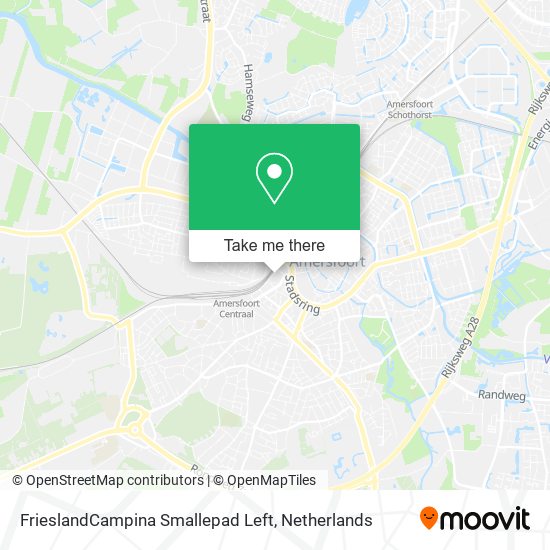 FrieslandCampina Smallepad Left map