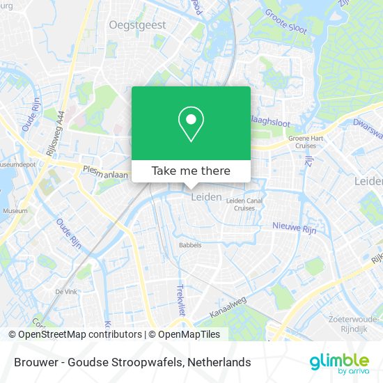 Brouwer - Goudse Stroopwafels map