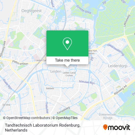 Tandtechnisch Laboratorium Rodenburg map