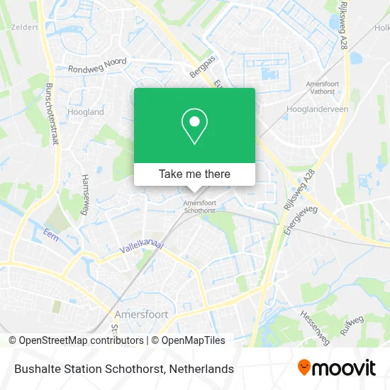 Bushalte Station Schothorst map