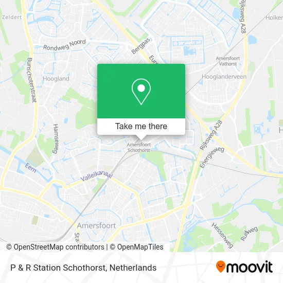 P & R Station Schothorst map