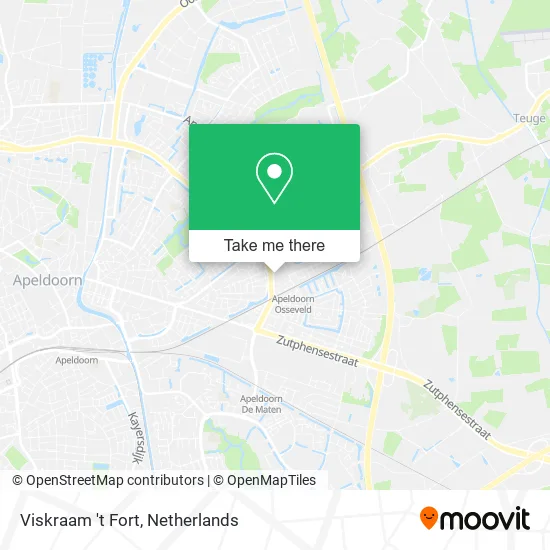 Viskraam 't Fort map
