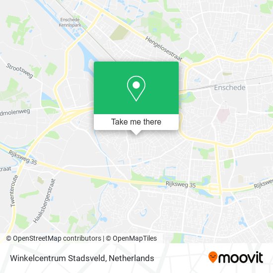 Winkelcentrum Stadsveld map