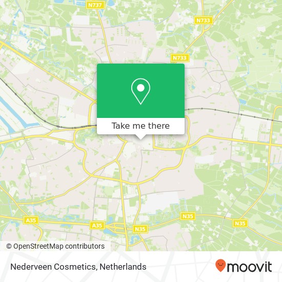 Nederveen Cosmetics map