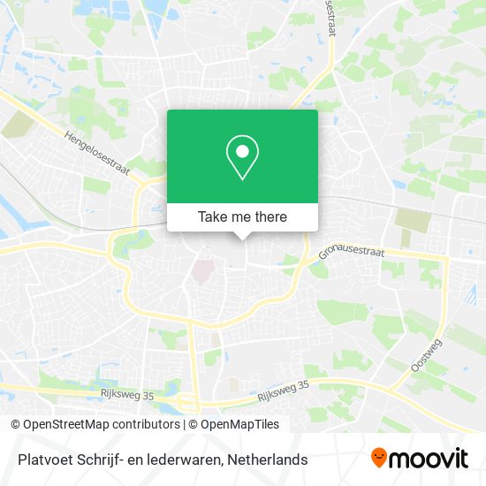 Platvoet Schrijf- en lederwaren map