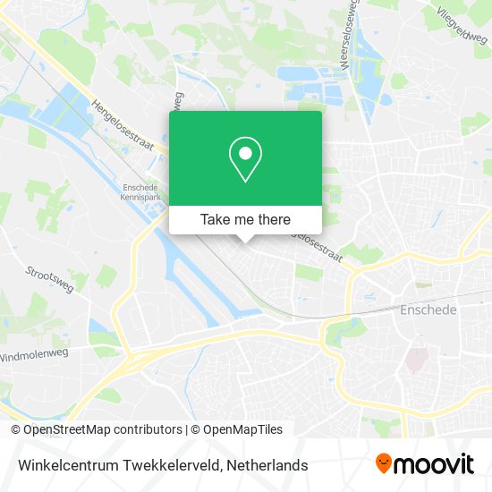 Winkelcentrum Twekkelerveld map