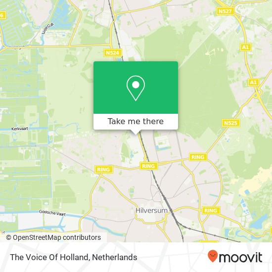 The Voice Of Holland map