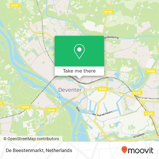 De Beestenmarkt map