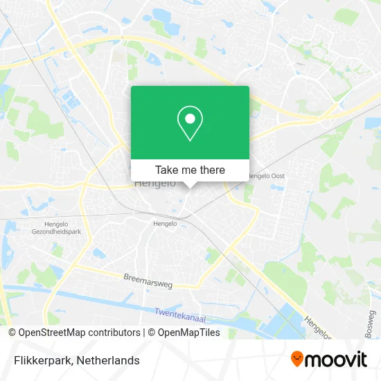 Flikkerpark map