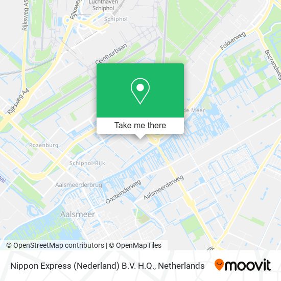 Nippon Express (Nederland) B.V. H.Q. map
