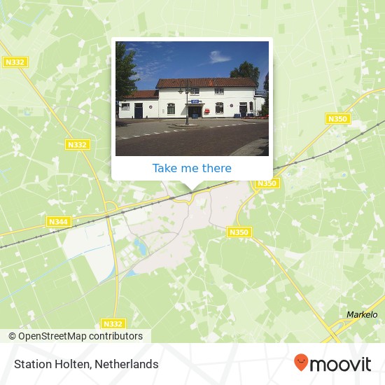 Station Holten Karte