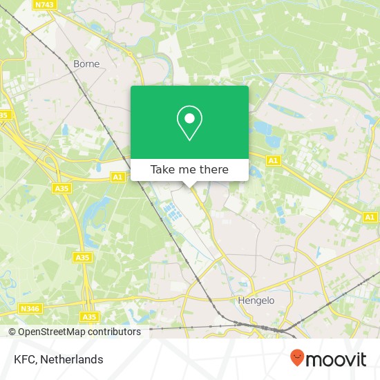 KFC map