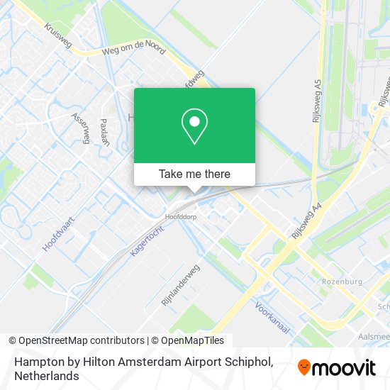 Hampton by Hilton Amsterdam Airport Schiphol Karte