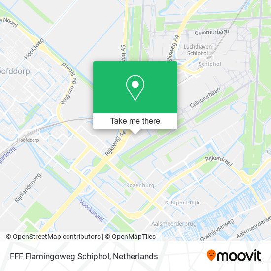 FFF Flamingoweg Schiphol map