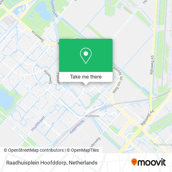 Raadhuisplein Hoofddorp map
