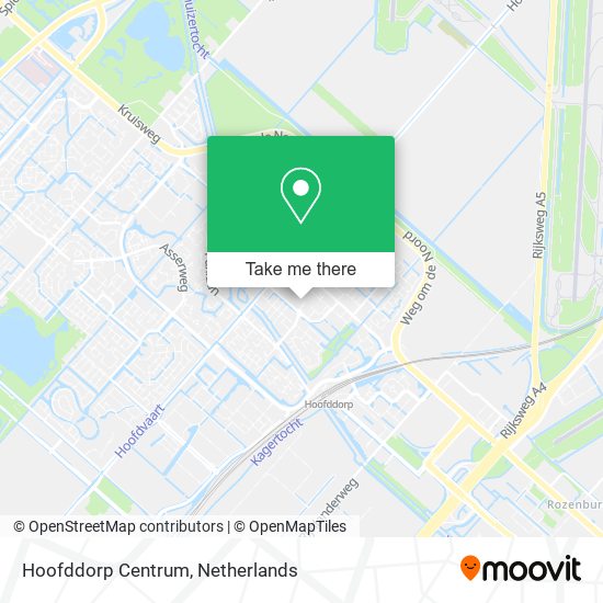 Hoofddorp Centrum map