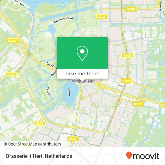 Brasserie 't Hert map